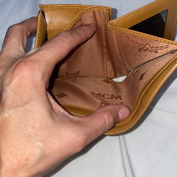 MCM Visetos Short Trifold Wallet - Picture 5 of 14